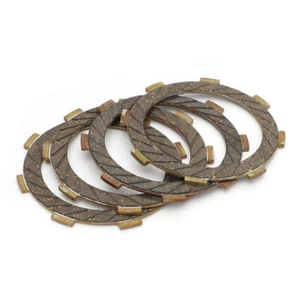 For Kawasaki G4TR KE100 KX60 KM100 KD80 G3SSE 75 Clutch Friction Disc - Set of 4 - Picture 1 of 9