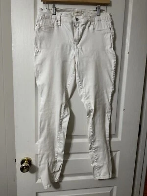 Pantalones Jessica Simpson para mujer talla 31 blancos Kiss Me súper ajustados de pierna recta Foto 1 de 4