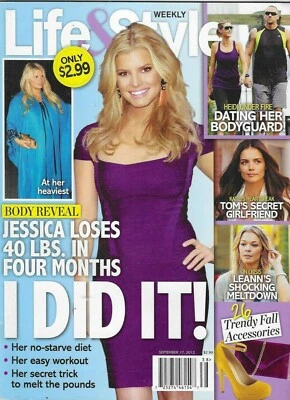 Life And Style Magazine Jessica Simpson Heidi Klum Katie Holmes LeAnn Rimes - Image 1 of 4