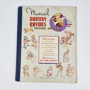 Musical Nursery Rhymes Picture Book Illustrated By Ida Rentoul Outhwaite 1945 - Picture 1 of 24