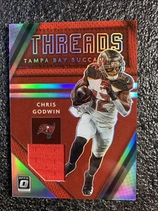 2020 Donruss Optic Football Threads Holo Prizm Chris Godwin Tampa Bay Buccaneers - Foto 1 di 2