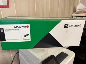 Lexmark OEM Toner Cartridge - LEX72K10M0 - SEALED GOOD BOX. SHIPS FREE - Photo 1/1