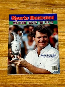 7/25/83 RARE NEWSSTAND Sports Illustrated TOM WATSON British Open EX-NM! - Picture 1 of 4