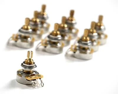 Olla de audio/registro CTS 500k, eje dividido, guitarras enrutadas traseras (paquete de 10) Foto 1 de 3