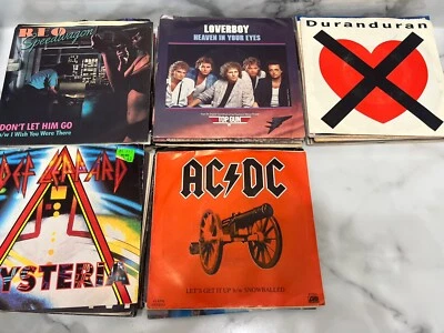 45 RPM Rock Pop Records Choose Your Own Combined Shipping and Discount on 2+ - Image 1 of 3