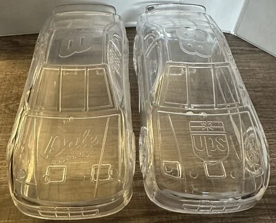 Platos de caramelo de plástico transparente 1:24 Nascar Dale Earnhardt Jr y UPS Dale Jarrett Foto 1 de 4