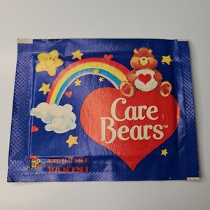 Vtg 1985 Care Bears Sealed Pack Figurine Panini American Greeting ITALY Stickers