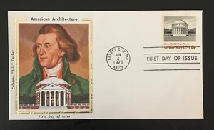 U.S. American Architecture - Jefferson - Virginia Rotunda- on Colorano FDC (A15) - Picture 1 of 1