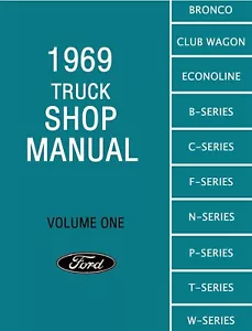 Ford Truck Shop 1969 manual (4 vol) - Imagen 1 de 8