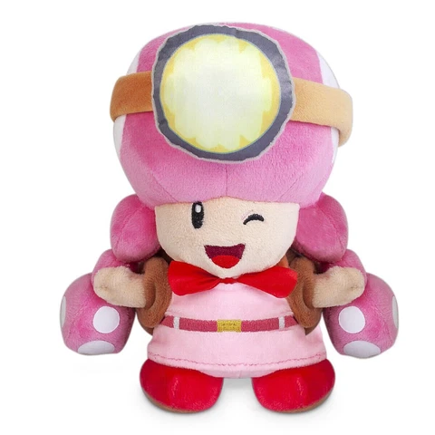 Super Mario Bros Captain Toad Toadette Plush Doll Stuffed Animal Toy Gift 8" Cover