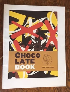 Max Brenner Choco Late Book Poster Advertising Large 15" - Picture 1 of 6
