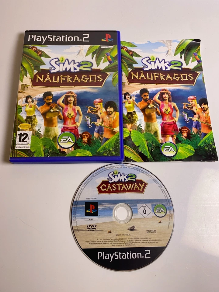 The Sims 2: Castaway - PS2 PAL Complete in Box - Tested - Image 1 of 4