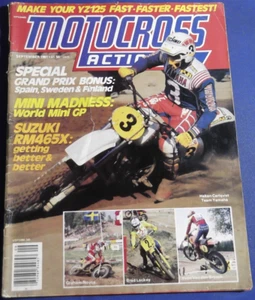 MOTOCROSS ACTION MAGAZIN - SEPT 1981 - SUZUKI RM465X - HUSK 430CR - WORLD MINI GP - 250GP - Bild 1 von 7