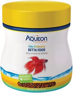 Aqueon Color Enhancing Betta Food 0.95 oz (27 g) - Picture 1 of 3