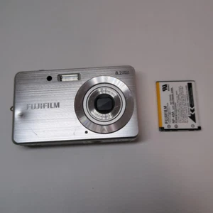 Fujifilm FinePix J10 8.2MP Compact Digital Camera Silver From Japan Working Used - Picture 1 of 9