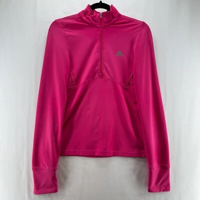 Pulôver Adidas Top Feminino Tamanho S Ultimate Climalite 1/4 Zíper Performance Rosa - Imagem 1 de 4