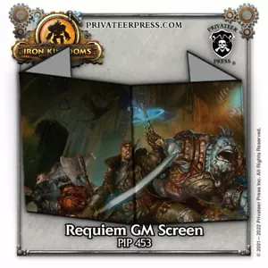 Iron Kingdoms RPG: Requiem Pantalla GM Nuevo - Imagen 1 de 1