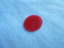 1x SINGLE INDIVIDUAL RED PLASTIC TIDDLY WINK 1.5cm DIAMETER GAME TIDDLY WINKS