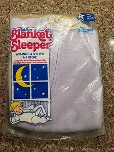 Manta pijama para dormir para niños pequeños NUEVO NOS púrpura talla 1 pequeño 23-26 libras - Imagen 1 de 4