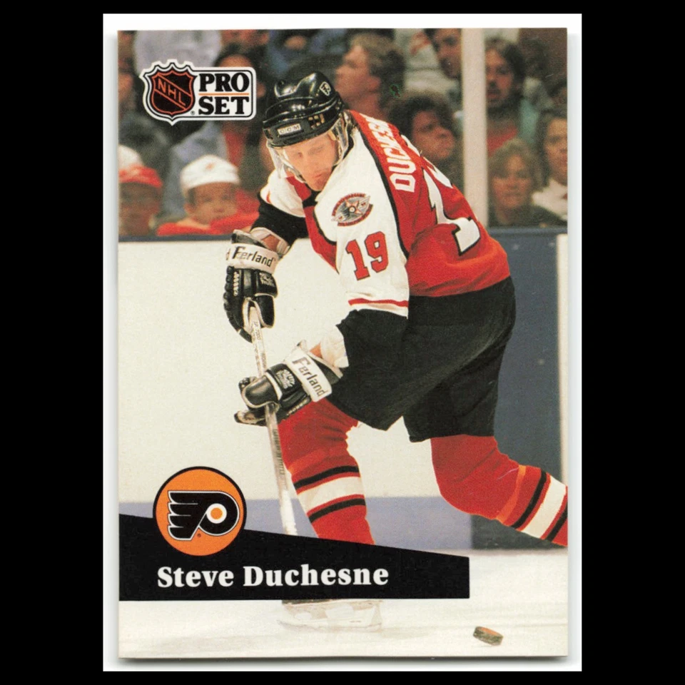 Steve Duchesne #448 1991 Pro Set Philadelphia Flyers Hockey Card NHL NM - Image 1 of 3