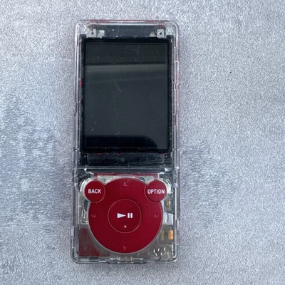 VTG Sony Walkman NWZ-E474 8GB Digital Media Player With FM Radio - Red Works — 第 1/4 张图片