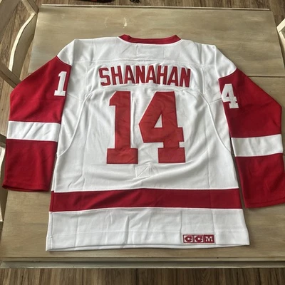 Authentic CCM Vintage Brendan Shanahan Detroit Red Wings Jersey Home White (48) - Image 1 of 4