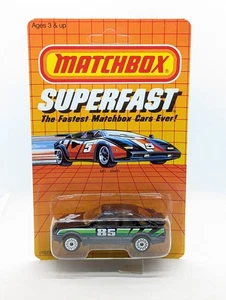 Matchbox Superfast SF7 Ford Sierra XR4i in schwarz RN '85' - NEUWERTIG AUF KARTE - Bild 1 von 5