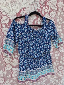 My Michelle Girl's Sz XL  Shorts Romper Jumpsuit - Picture 1 of 9