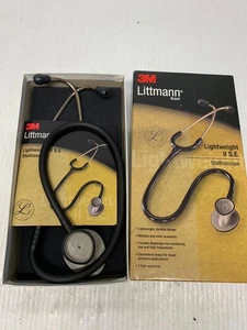 3M Littmann Lightweight II S.E. Estetoscopio N° 2450 Negro Con Estuche ENVÍO GRATUITO - Imagen 1 de 4