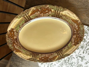 Myott Son & Co Hanley England’s Countryside Pattern Platter 14 X 11 - Picture 1 of 8