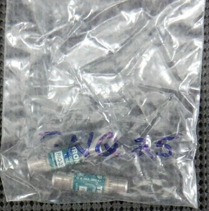 Cooper Bussmann FNQ-25 Time Delay 25A 500VAC Fuse - Lot of 2 - Picture 1 of 2