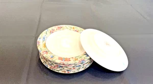 "Juego de 8 platos de postre para ensalada Royal Doulton Everyday Jacobean 7 7/8""" - Imagen 1 de 5