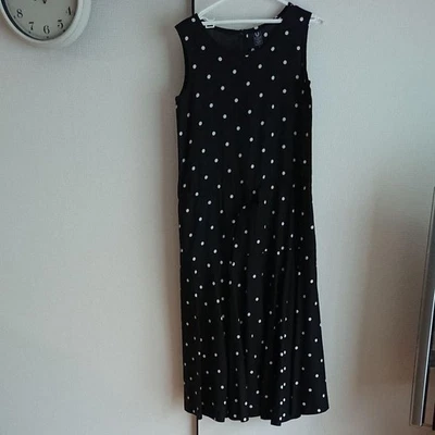 Emanuel Ungaro Polka Dot Circular Skirt Tiered Dress Size 9 Women from Japan - Image 1 of 4