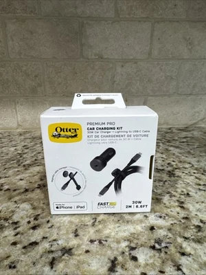 OtterBox Premium Pro USB-C to USB-C Car Charging Kit for iPhone Fast Charge - Image 1 of 4