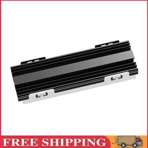 M.2 SSD Cooler Aluminum Alloy NVME Heatsink for NVME M.2 2280 SSD (Black) - Bild 1 von 7