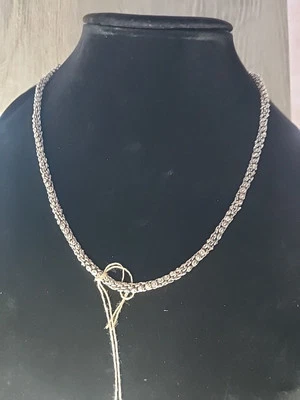 Collar de cadena floral de 20 pulgadas Barbara Bixby Sterling .925/18k Foto 1 de 3