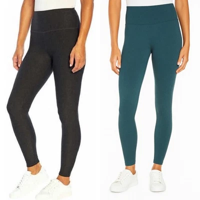 Orvis Cozy Leggings Soft Fleeced lined High Rise: Charcoal, Green, Black, S M L