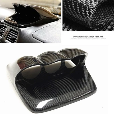 Carbon fiber For 02-07 Subaru Impreza WRX STI 7-9 GDA GDB Triple Gauge Pod 60mm - Image 1 of 4