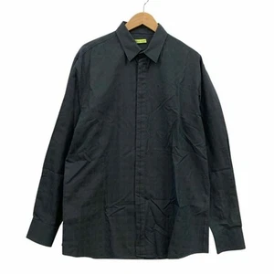 Versace Jeans Long-sleeve Shirt Pattern Size 54 Black AFB36 Used STOC-0 - Picture 1 of 7