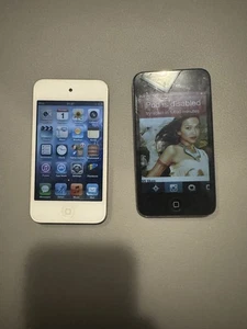 Apple Model: 1  iPod touch 4th Generation 8GB  x2 in White & Bllack - Picture 1 of 3