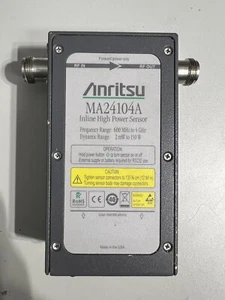 Sensor de alta potencia en línea Anritsu MA24104A 2mW-150W 4GHz - Imagen 1 de 3