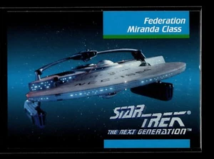 #41 UFP Classe Miranda (BASE) 1992 Impel Star Trek la prossima generazione (NM) (OTH) - Foto 1 di 2