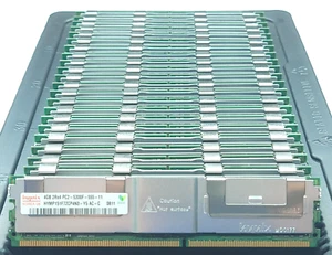 Hynix 16GB (4x 4GB) PC2 5300F 240 Pin DDR2 HYMP151F72CP4N3 Y5 AC C Dell - Picture 1 of 2