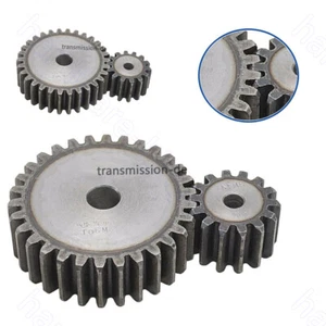 Mod 2/2.5/3/4/5 Spur Gear 10T-63T 45# Steel Pinion Gear Metal Gear Thick 20-40mm - Picture 1 of 139