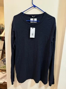 Reigning Champ 1x1 Slub Longsleeve T-Shirt - Herren Navy, L - Bild 1 von 12