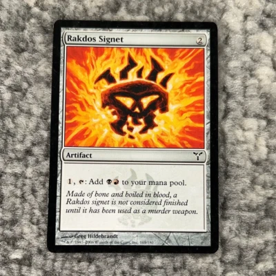 Rakdos Signet MTG Dissension Magic The Gathering Common Light Play - Image 1 of 2