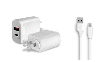 Home AC Charger+USB for Amazon Kindle Fire HD 10 (7th Gen Generation) SL056ZE - Image 1 of 4