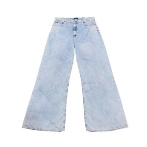 Polo Ralph Lauren O Wide Leg Sage Wash Jeans Size 34 (US Size 18) - Picture 1 of 13