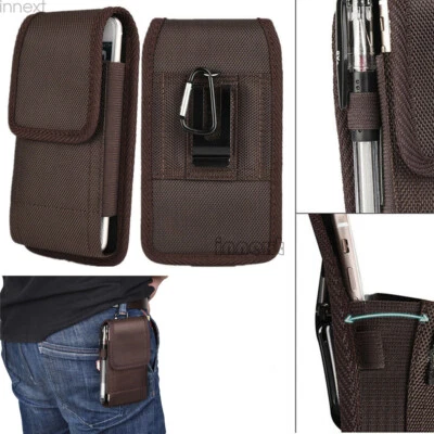 Funda protectora vertical con clip para cinturón para Samsung Note 9 10 S10+ iPhone 11 Foto 1 de 4