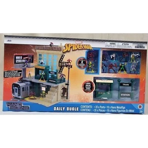 Spiderman Daily Bugle Nano Scene 35 x Parts 10 x Nano Metal Figures - Picture 1 of 6